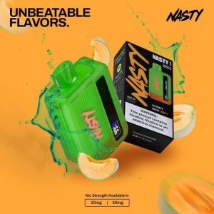 پاد یکبار مصرف طالبی ۸۵۰۰ پاف نستی (باتری قابل شارژ) | Nasty Bar 8500 Puff Disposable Pod HoneyDew